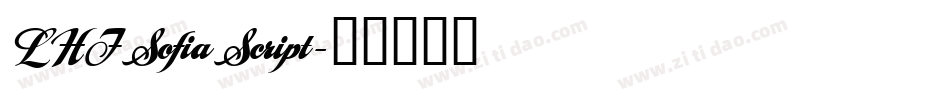 LHF Sofia Script字体转换